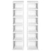 HOMCOM Storage Unit White 225 x 885 mm