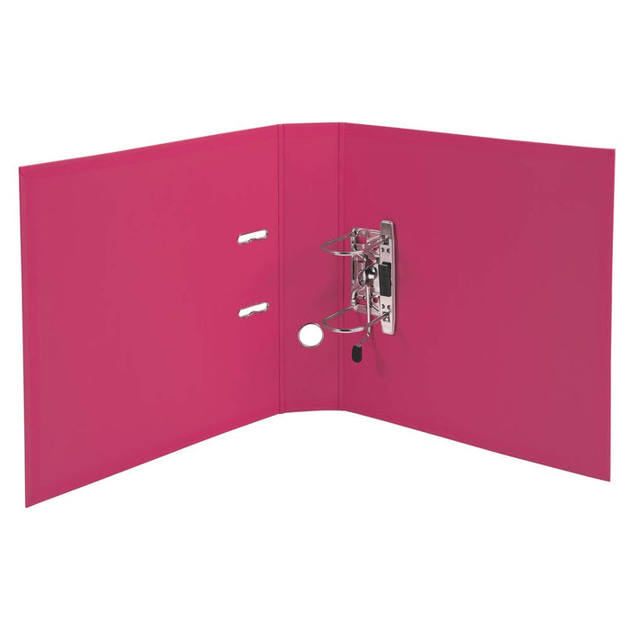 Exacompta PremTouch Lever Arch File A4 70 mm Red 2 ring 53759E Cardboard, PVC (Polyvinyl Chloride) Portrait Pack of 10