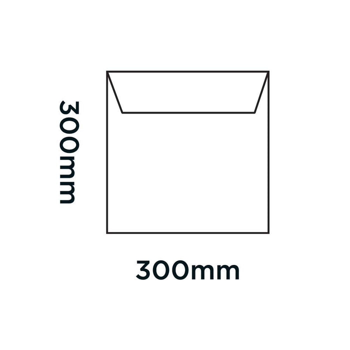 Blake Purely Everyday Envelopes Non standard 300 (W) x 300 (H) mm Gummed White 100 gsm Pack of 250