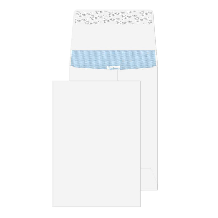 PREMIUM Office Gusset Envelopes 35215 C5 Peel & Seal 229 x 162 x 25 mm Plain 120 gsm Ultra White Wove Pack of 125