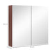 Kleankin Bathroom Cabinet Walnut 630 mm x 135 mm x 600 mm