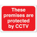 Warning Sign Cctv PVC 40 x 30 cm