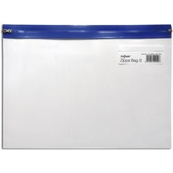 Snopake Zip Lock Bags 12804 A4+ Zip PP (Polypropylene) 37 (W) x 26 (H) cm Blue