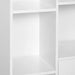 Homcom Open Bookcase with Two Doors White 800 x 235 x 1,230 mm