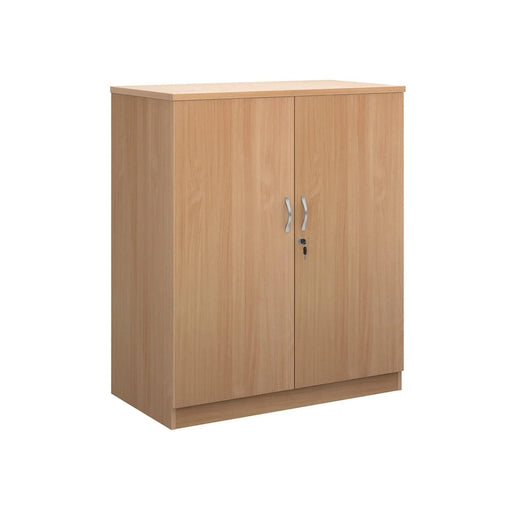 Largo Regular Door Cupboard Lockable with 3 Shelves Melamine Deluxe 1020 x 550 x 1600mm Beech