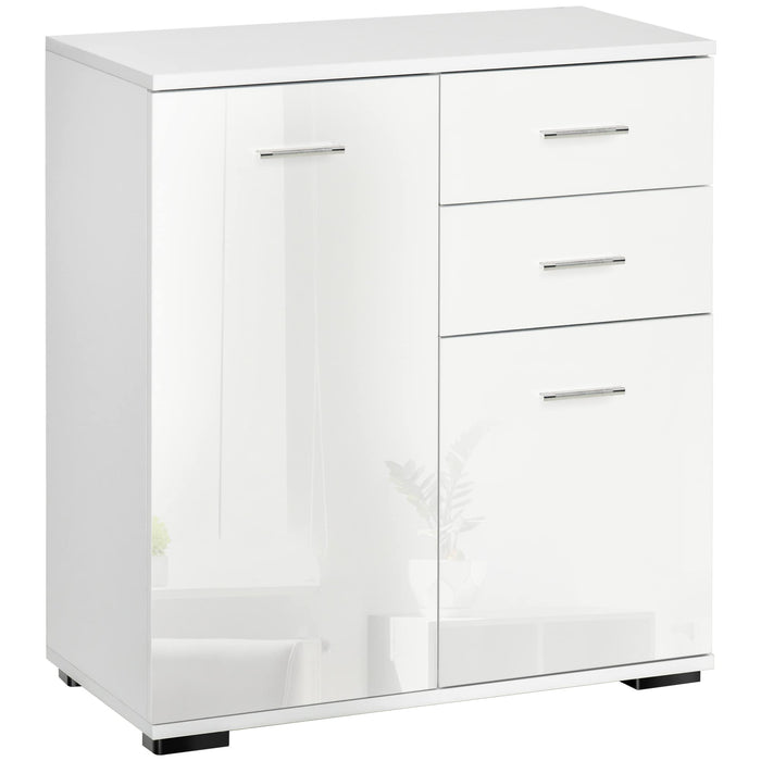 HOMCOM Cabinet 02-0673 Particle Board White 710 mm x 350 mm x 760 mm