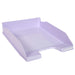 Exacompta Combo Midi Letter Tray 113264D A4+ PS (Polystyrene) Pastel Mauve 255mm x 346mm