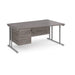 Dams International Wave Desk MC16WRP3SGO 1,600 x 725 x 800 - 990 mm