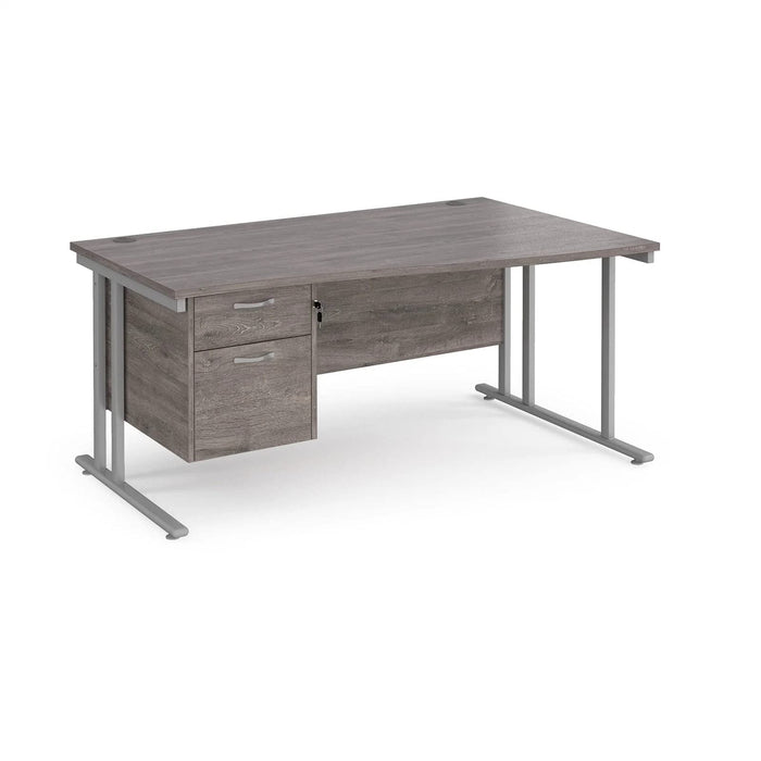 Dams International Wave Desk MC16WRP2SGO 1,600 x 725 x 800 - 990 mm