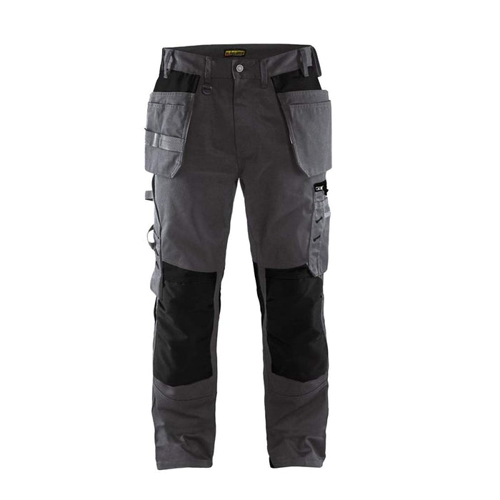 BLÅKLÄDER Trousers 15551860 Cotton, PL (Polyester) Black, Dark Grey Size 40L