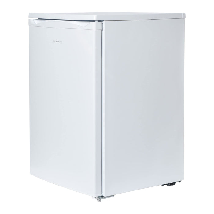 Statesman Under Counter R155B Fridge Glass Black