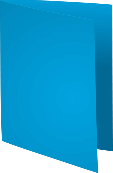 Exacompta Super Square Cut Folder 340010E A4 Cardboard 24 (W) x 32 (H) cm Blue Pack of 500