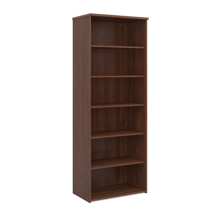 Dams International Bookcase with 5 Shelves Melamine Universal 800 x 470 x 2140mm Walnut