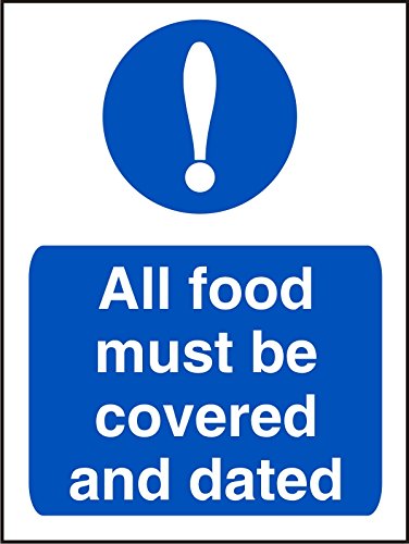 Catering Sign Covered And Dated Vinyl 30 x 20 cm