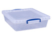 Really Useful Box Plastic Nestable Storage Boxes 10.5 Litre 383 x 460 x 113 mm Pack of 3