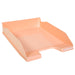 Exacompta Combo Midi Letter Tray 113261D A4+ PS (Polystyrene) Pastel Coral 255mm x 346mm