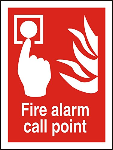 Fire Alarm Sign Call Point Vinyl 30 x 20 cm