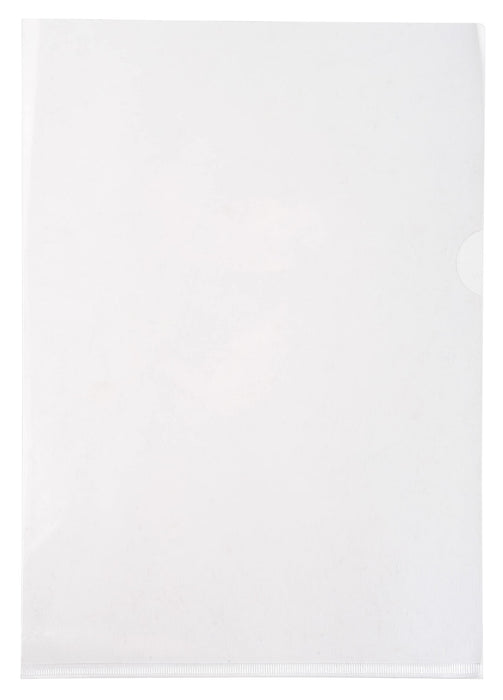 Exacompta Cut Flush Folder 56111E Transparent Polypropylene 120 Microns Pack of 100