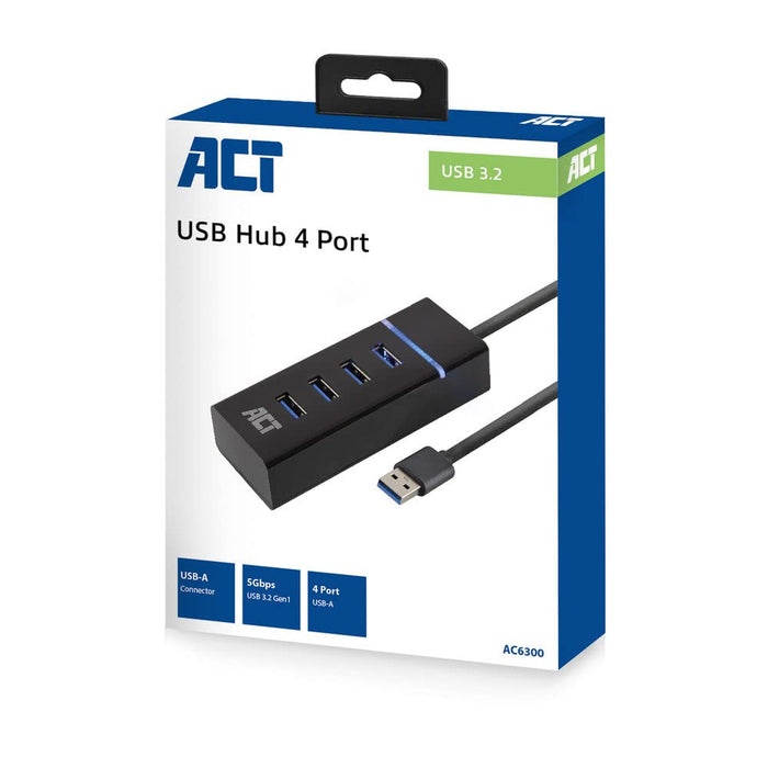 ACT Usb Hub AC6300 4 USB-A