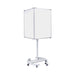 Bi-Office Information Board System Freestanding 64 (W) x 185 (H) cm White