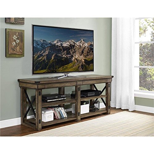 Alphason Rectangular TV Stand with Espresso MDF Top and Espresso Frame 1768196COM 1600 x 480 x 661mm