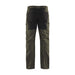 BLÅKLÄDER Trousers 14591845 Cotton, PL (Polyester) Dark Olive Green, Black Size 38R