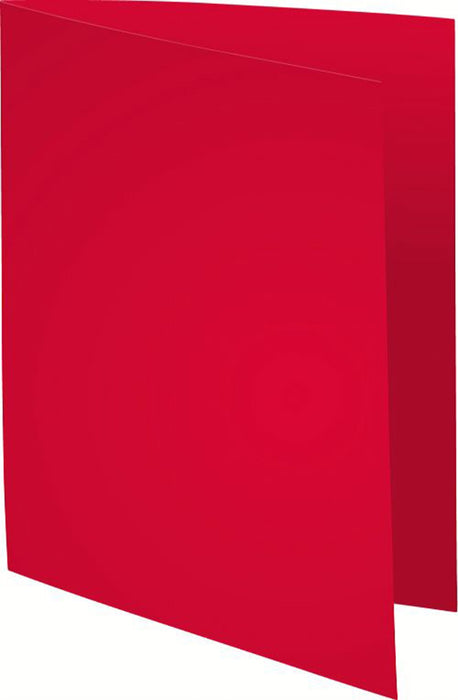 Exacompta Rock''s Square Cut Folder A4 Raspberry Cardboard 210 gsm Pack of 100