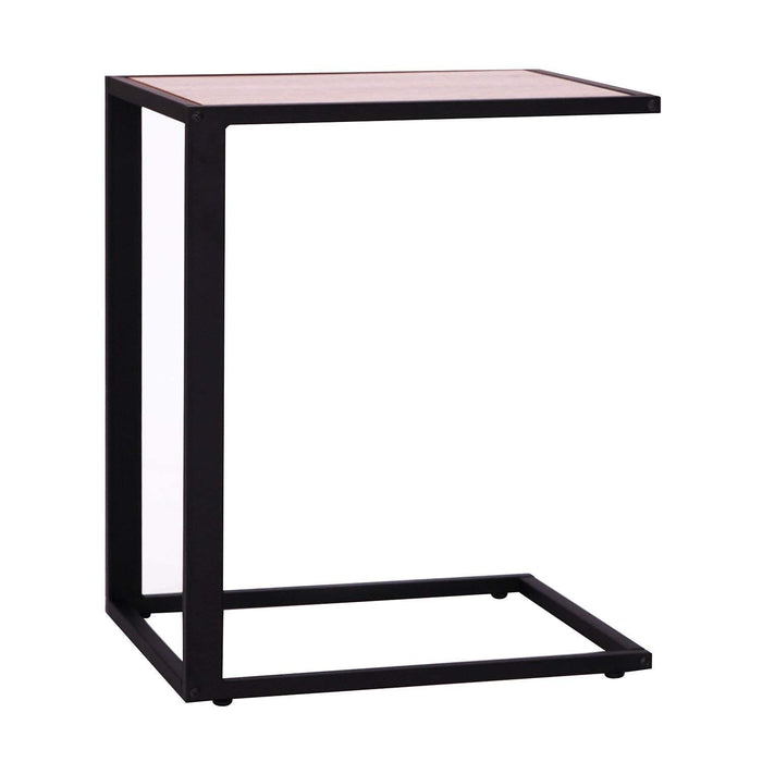 HOMCOM Side Table Brown 642 x 406 mm