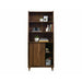 Hampstead Park Wide Bookcase W760 x D396 x H1788mm Walnut - 5420282