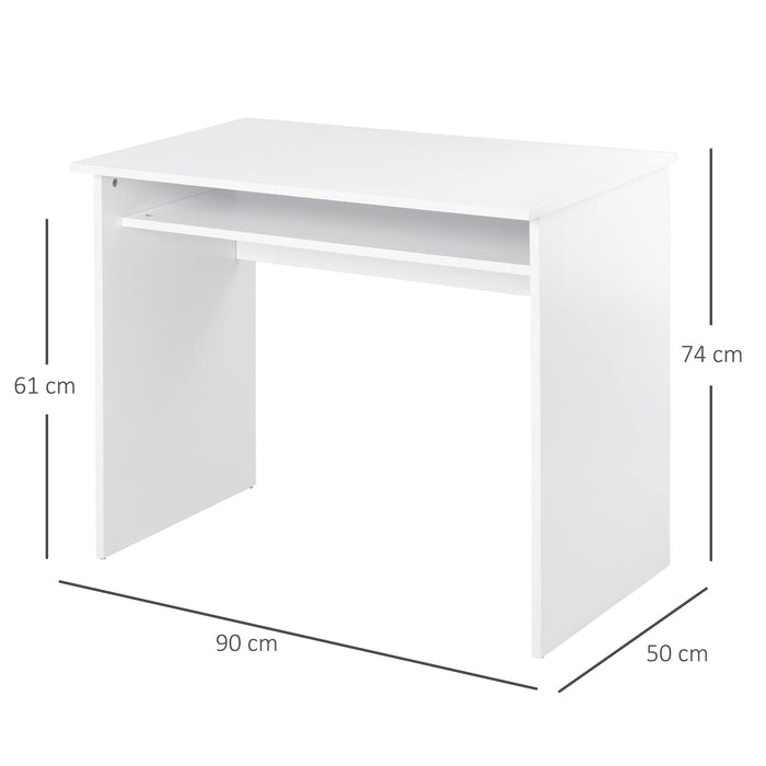 HOMCOM Desk White 500 x 740 mm