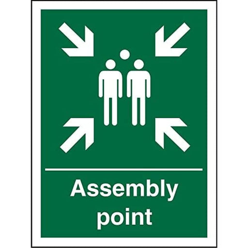 Safe Procedure Sign Assembly Point Vinyl 30 x 20 cm