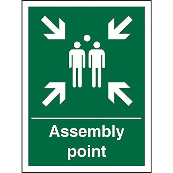 Safe Procedure Sign Assembly Point Vinyl 30 x 20 cm