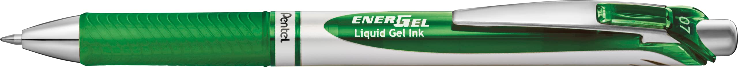 Pentel EnerGel Rollerball Pen 0.4 mm Medium Green BL77-DO