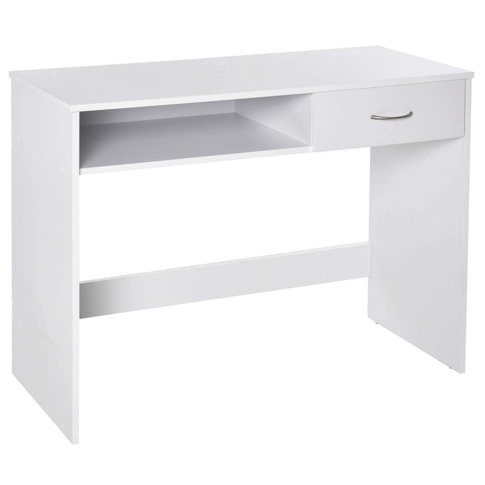 HOMCOM Writing Desk White 450 x 739 mm