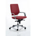 Dynamic Knee Tilt Visitor Chair Fixed Arms Xenon Ginseng Chilli Seat Without Headrest Medium Back