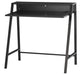 HOMCOM Desk Black 450 x 850 mm