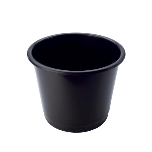 Plastic Waste Bin 14L Black 31.4 x 25.4 cm