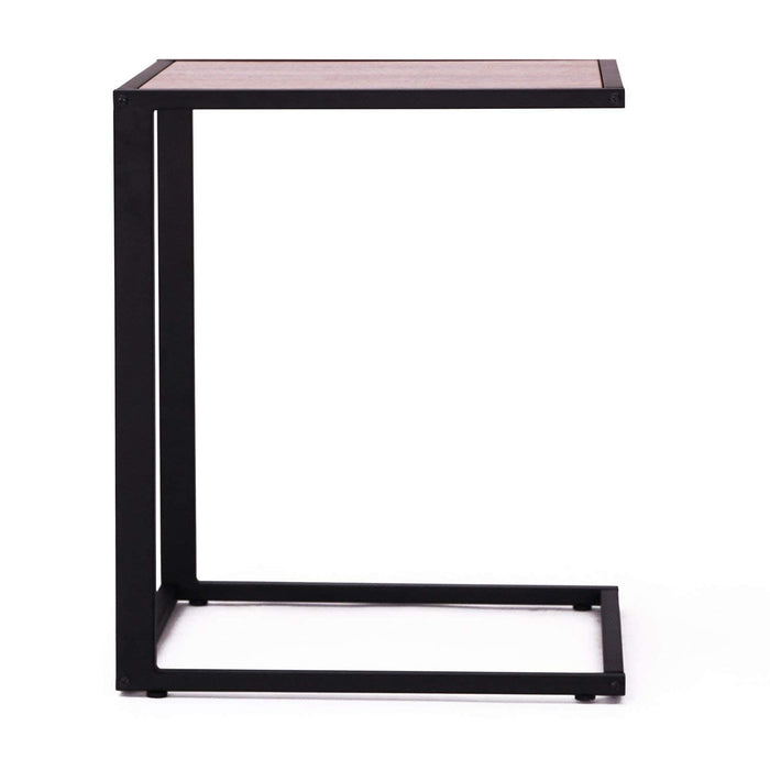 HOMCOM Side Table Brown 642 x 406 mm