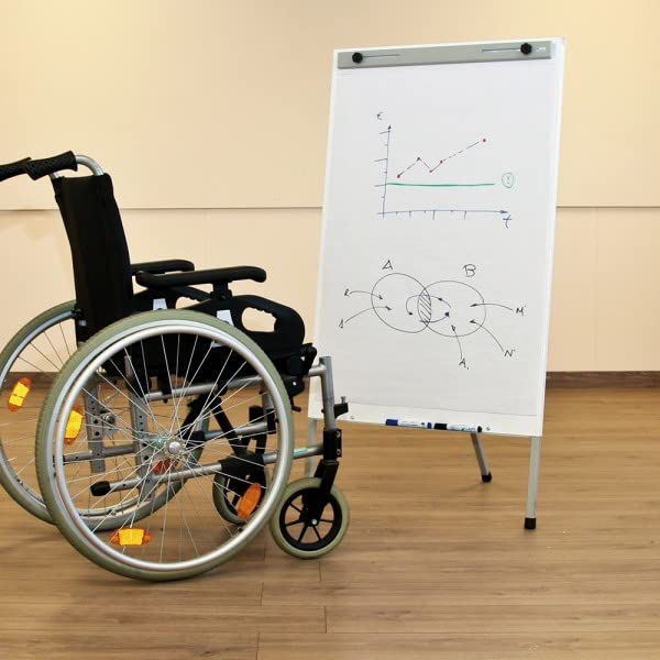 Rocada Visualline Mobile Magnetic Flipchart with Arm 700x1010mm - 610V19