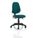 Dynamic Independent Seat & Back Task Operator Chair Without Arms Eclipse Plus III Maringa Teal Seat High Back