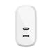 Belkin 20W USB-C Power Delivery 40W Wall Charger White