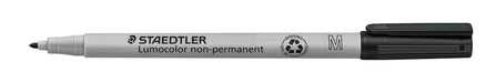 STAEDTLER Non- Permanent OHP Marker Medium Felt tip Black Pack of 10