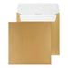 Creative Creative Shine Coloured Envelope Non standard 160 (W) x 160 (H) mm Adhesive Strip Gold 130 gsm Pack of 500