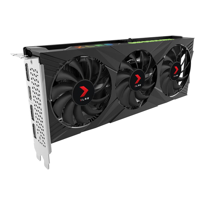 PNY XLR8 GeForce RTX 4060 8GB Gaming VERTO EPIC-X RGB Triple Fan - Graphics card - GeForce RTX 4060 - 8 GB GDDR6 - PCIe 4.0 x8 - HDMI, 3 x DisplayPort - box