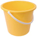 ValueX Plastic Bucket 10 Litre With Handle Yellow - 0907027