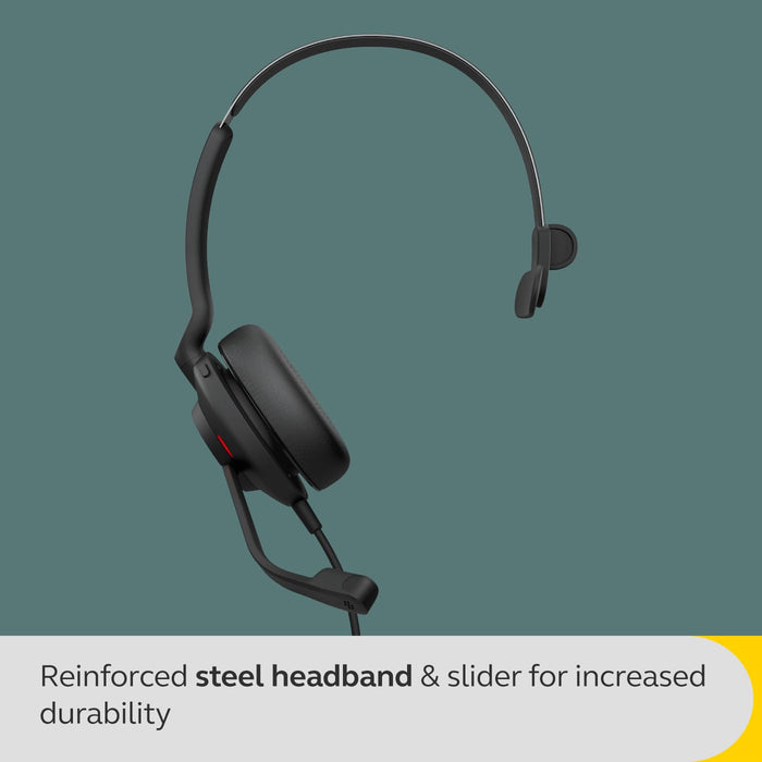 Jabra Evolve2 30 SE UC Mono - Headset - on-ear - wired - USB-C - noise isolating - Optimised for UC