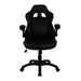 Nautilus Designs Ltd. Executive Ergonomic Gaming Style Office Chair with Folding Arms, Integral Headrest and Lumbar Support Black