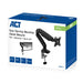 ACT Monitor Arm AC8311 Height Adjustable 32 Inch 405 x 122 x 292 mm Black