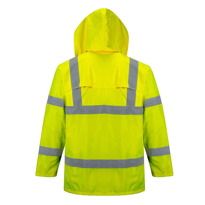 Yellow Hi Vis Rain Jacket Extra Large