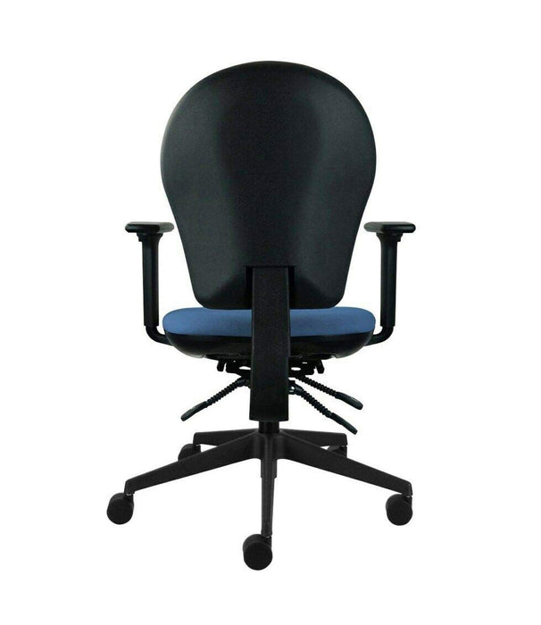 Energi-24 Basic Tilt Ergonomic Office Chair with Adjustable Armrest and Seat Posture Task Blue